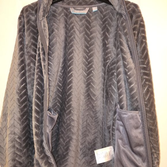 Women’s FREE COUNTRY XL plush jacketBraided Butter Design Like New - Picture 5 of 11